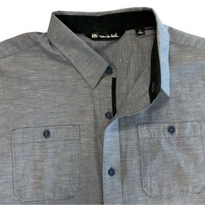 Travis Mathew long Sleeve casual dress shirt, Size L
